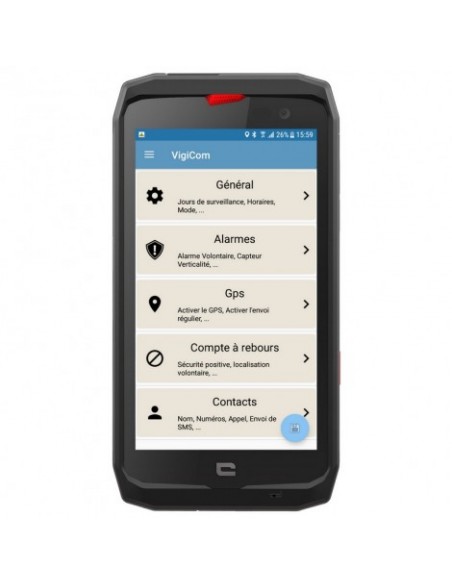 Vigicom - Module pour PTI'ser votre smartphone Android™