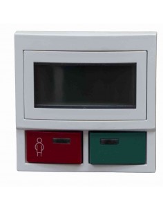 Ackermann - Bloc porte avec écran compatible V1/V2 boutons rouge et vert (nouvel écran) vue de face 2