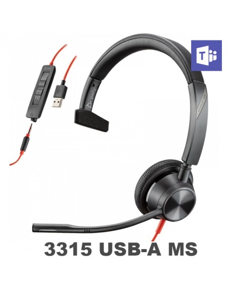 Plantronics Blackwire 3315 USB-A MS