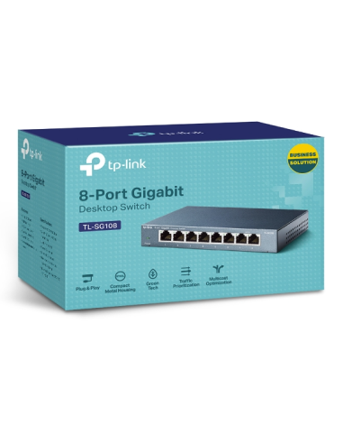 TP LINK - Switch de bureau 8 ports Gigabit...